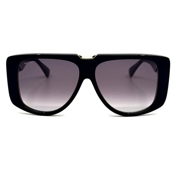 NEW!!! MAXMARA Sunglasses Spark1 MM0075 01B Authentic - Picture 2 of 13